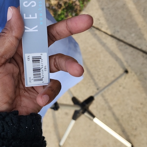 Keswi Scrubs Men's Henley Scrub Top Blue Size Large New With Tags Medical Nurse - Picture 12 of 12